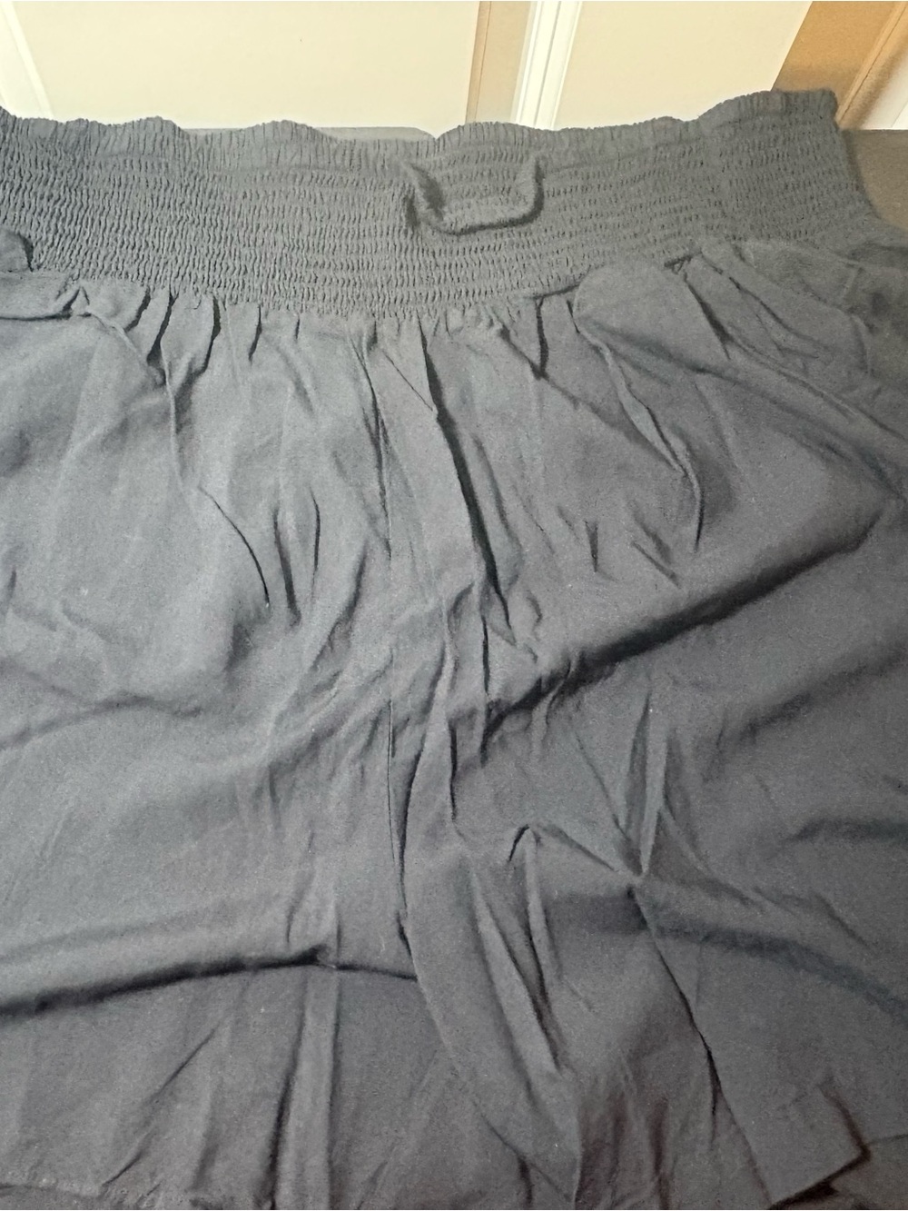 torrid Black Smocked-Waist Shorts
